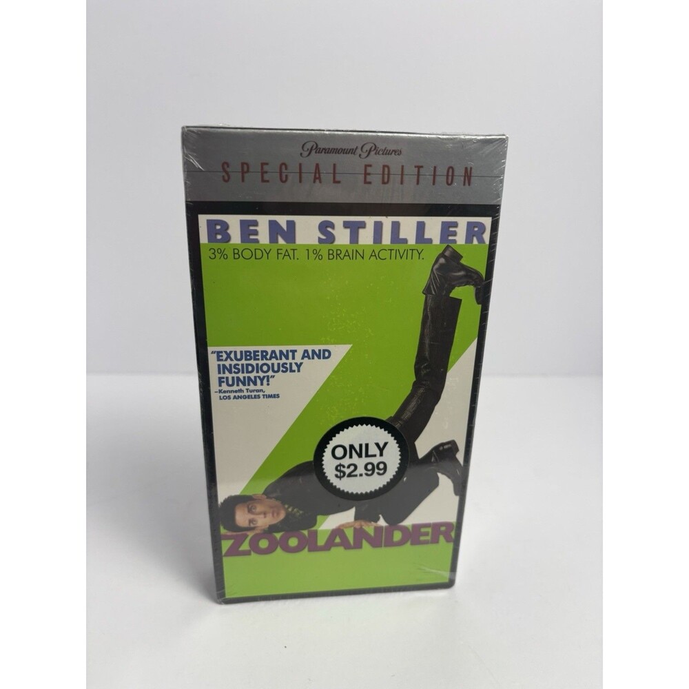 Zoolander Special Edition VHS 2002 New Factory Sealed Watermarks Cgc Becket Nice